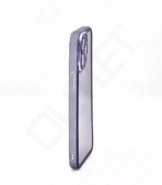 Monkii Translucent Silver Glitter Padded iPhone Case - Purple