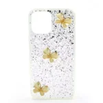 Monkii 3D Golden Butterfly & Embedded Glitter iPhone Case