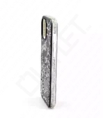 Monkii Shimmering Glitter Water Wave Patterned iPhone Case - Black