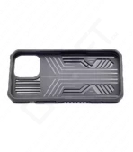 Monkii Textured Anti-Fall iPhone Case with Stand - Black