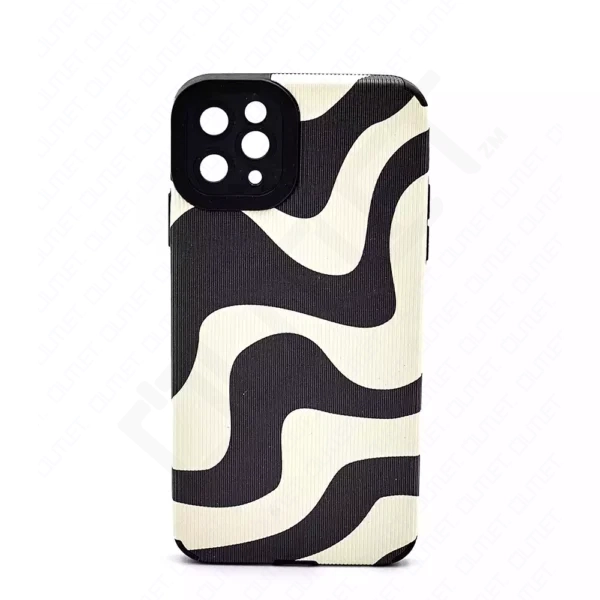 Monkii Water Wave Pattern Textured iPhone Case - Beige