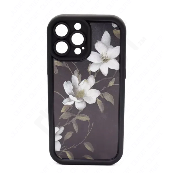 Monkii Elegant Floral Magnolia Shock-Proof iPhone Case