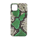 Monkii Chic Padded Python Print iPhone Case - Green