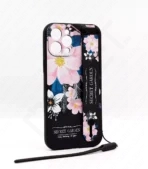 Monkii Elegant Secret Garden Floral iPhone Case with Hand Strap