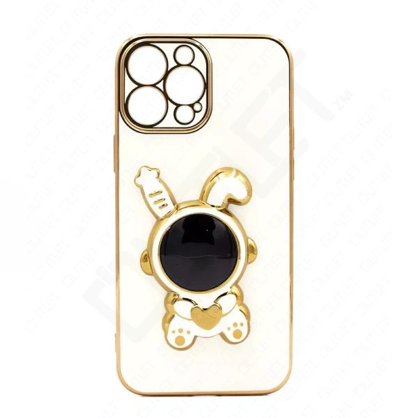 Monkii Electroplated Lunar Bunny Luxe iPhone Case