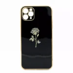 Monkii Classic Midnight Bloom Glossy iPhone Case