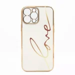 Monkii Classic Love Line Minimalist Glossy iPhone Case