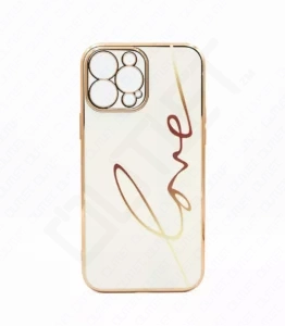 Monkii Classic Love Line Minimalist Glossy iPhone Case