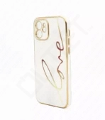 Monkii Classic Love Line Minimalist Glossy iPhone Case