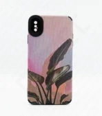 Monkii Tropical Sunset Botanical Textured iPhone Case