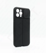 Monkii Matte Black Leather Texture iPhone Case