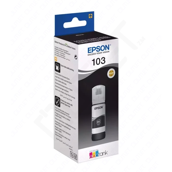 Epson 103 EcoTank Original 65ml Ink Bottle - Black