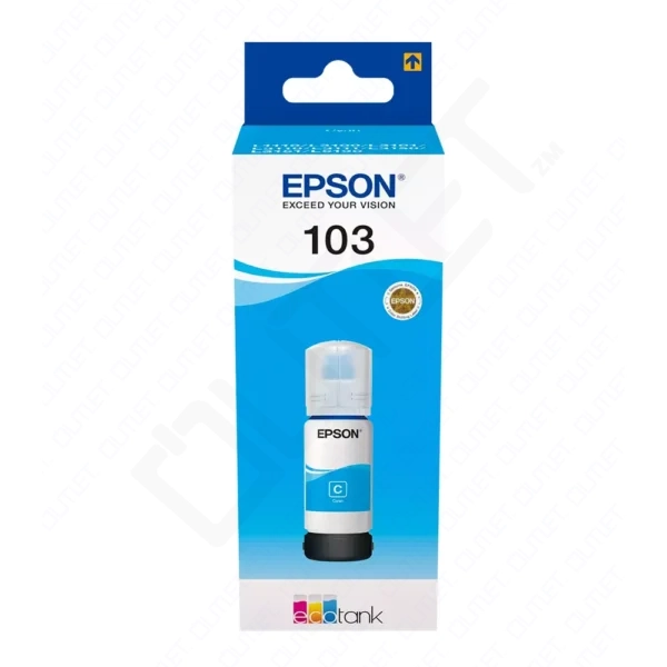 Epson 103 EcoTank Original 65ml Ink Bottle - Cyan