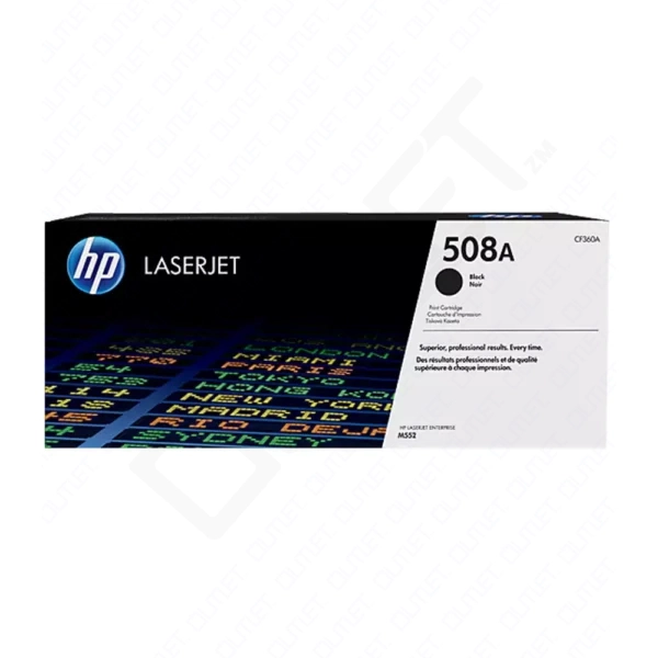 HP 508A Original LaserJet Toner Cartridge (CF360A )- Black