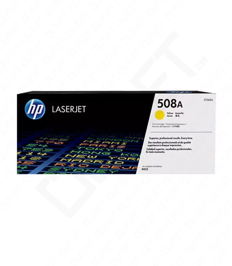 HP 508A Original LaserJet Toner Cartridge (CF362A )- Yellow
