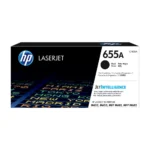 HP 655A Original LaserJet Toner Cartridge - Black