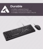 Lenovo 160 Keyboard & Mouse Wired Combo