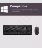 Lenovo 160 Keyboard & Mouse Wired Combo